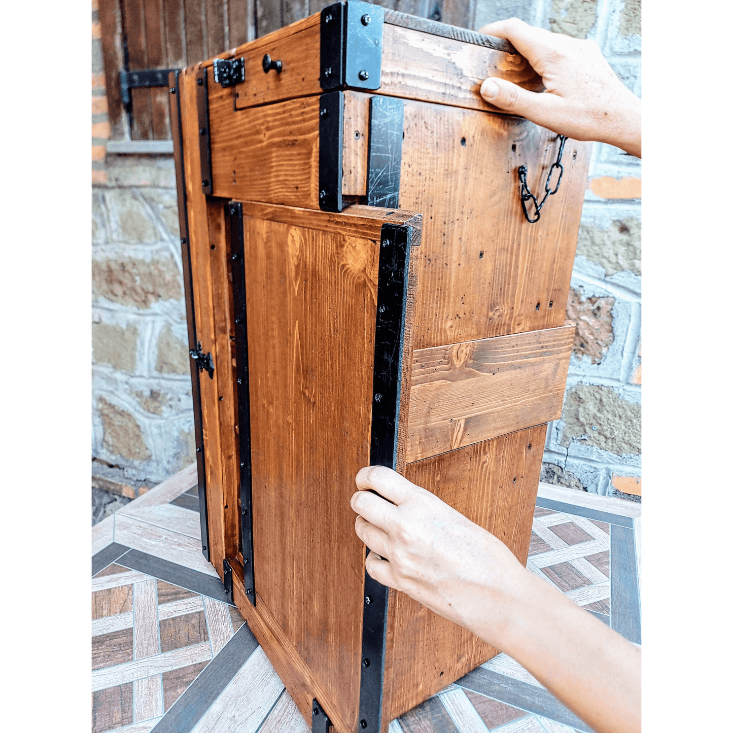 Wooden Chest of Drawers (with secret drawers) - Doreali Studio Roma