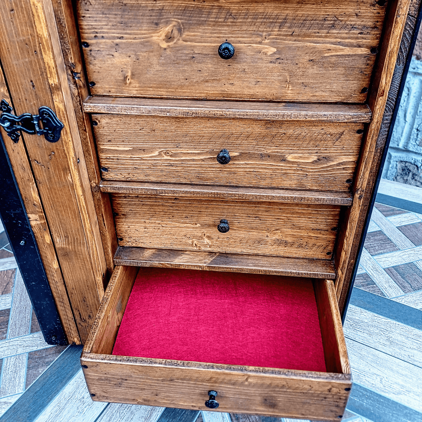Wooden Chest of Drawers (with secret drawers) - Doreali Studio Roma