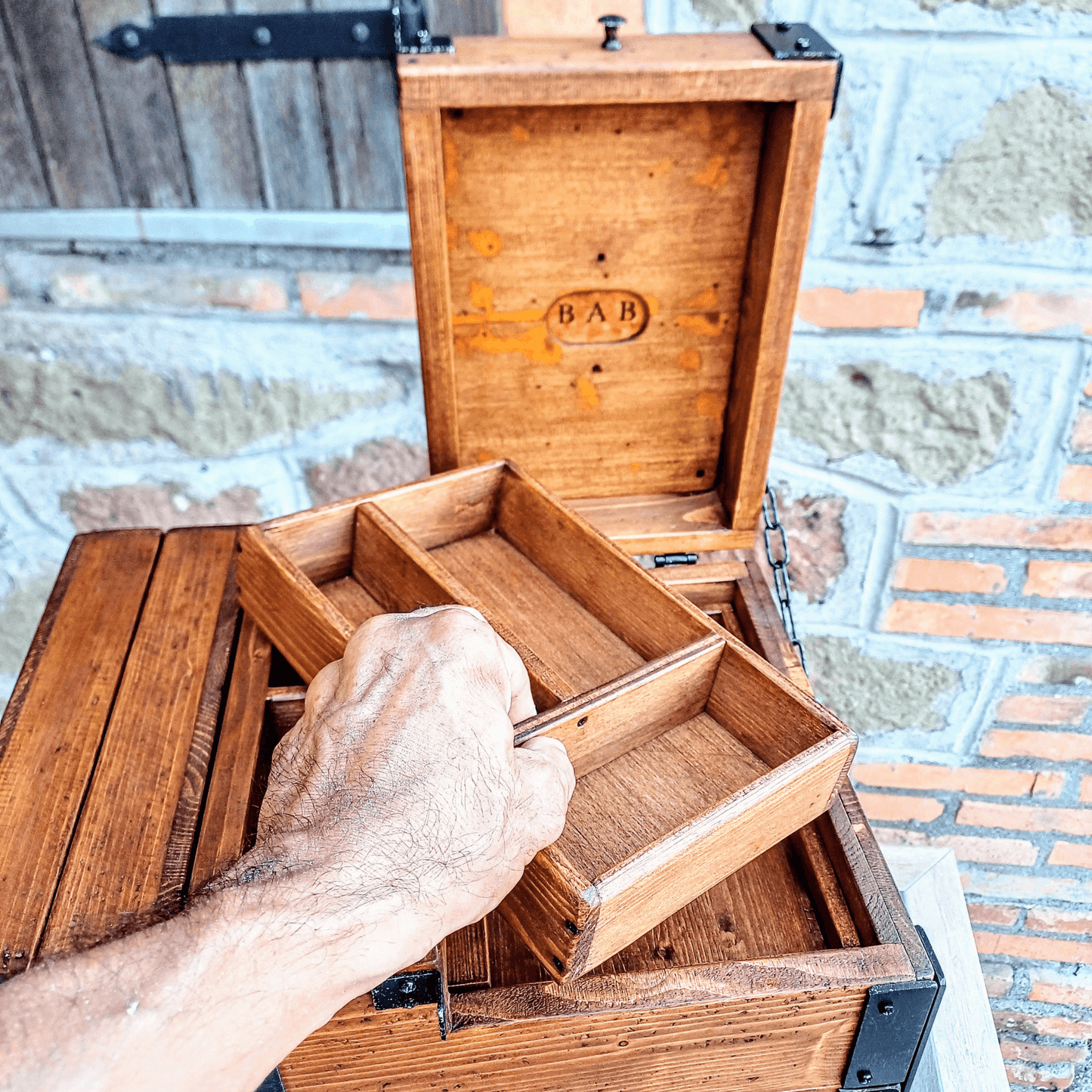 Wooden Chest of Drawers (with secret drawers) - Doreali Studio Roma