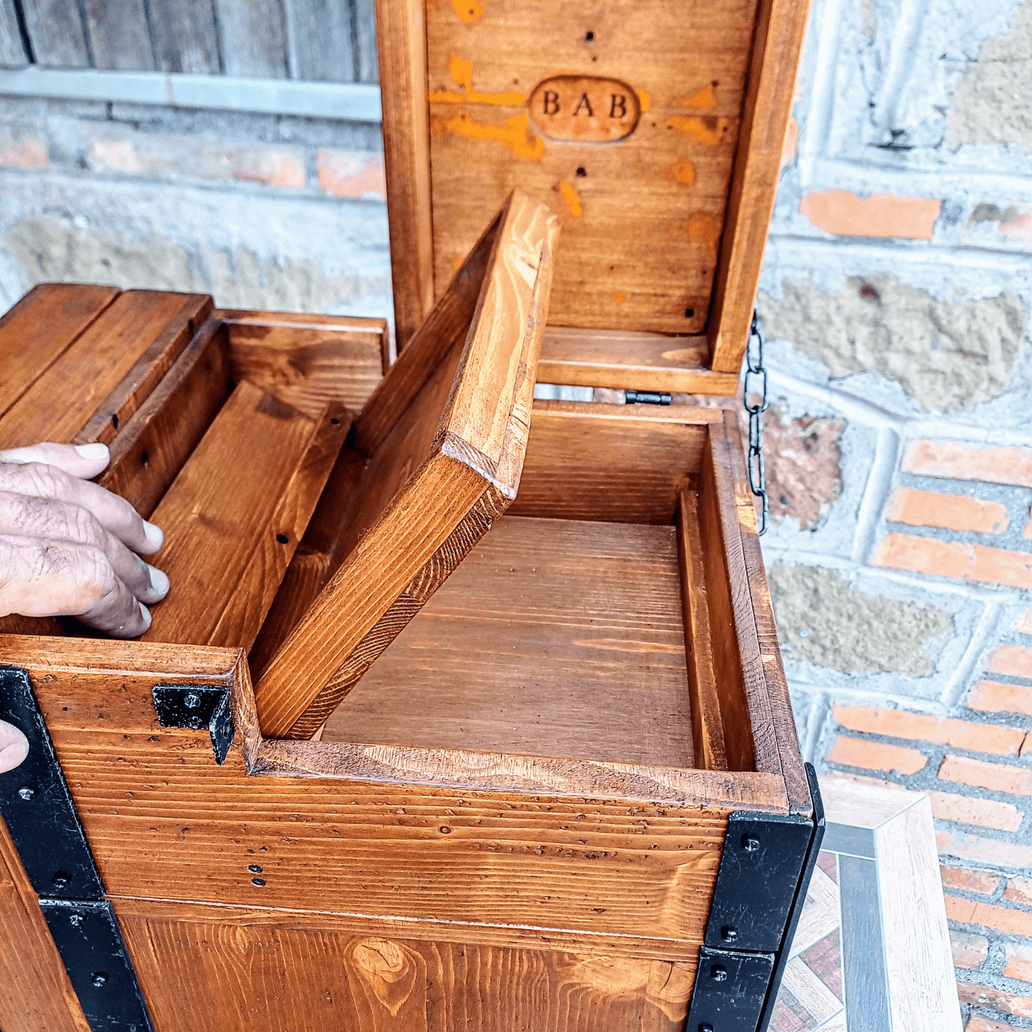 Wooden Chest of Drawers (with secret drawers) - Doreali Studio Roma