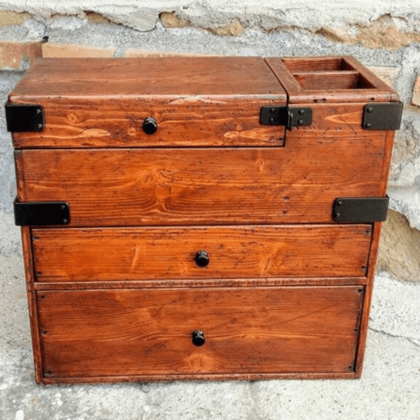 Hidden Storage valet Box (with drawers and trays) - Doreali Studio Roma