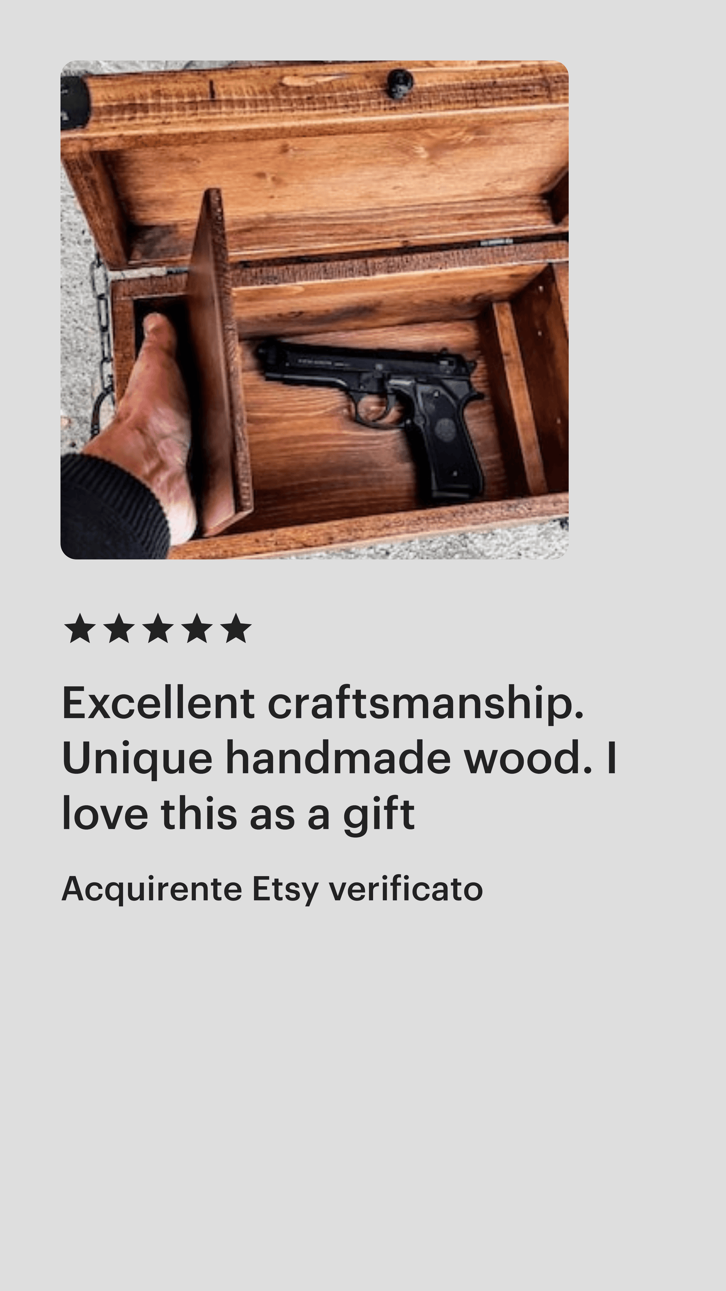 Hidden Gun Storage Box - Doreali Studio Roma